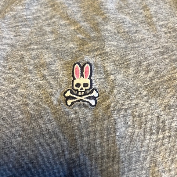 Psycho Bunny Heather grey t shirt. Men S, Women M - Picture 2 of 4